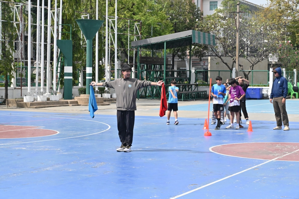 ภาพบรรยากาศการเเข่งขันกีฬาสีสัมพันธ์ ปีการศึกษา 2568 (กีฬาวิ่งเปี้ยว ชั้น ป.4-6)