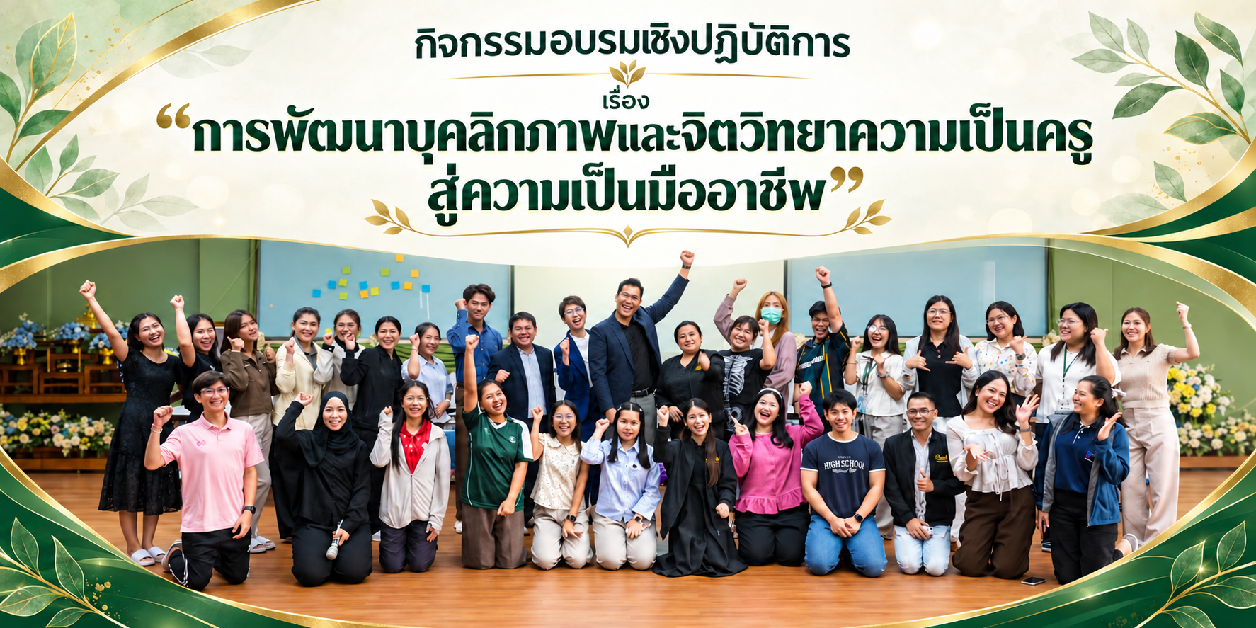 📚✨ พัฒนาครู พัฒนาศักยภาพ ก้าวสู่ความเป็นครูมืออาชีพ