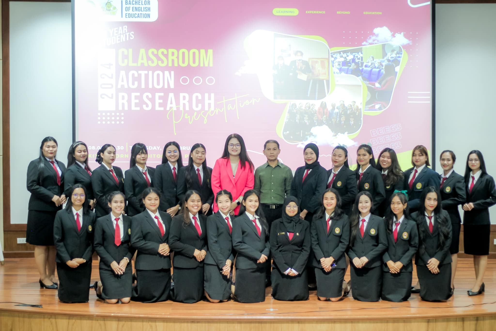 สัมมนาภายใต้หัวข้อ "Classroom Action Research Presentation 2024 on English Language Teaching and Learning"